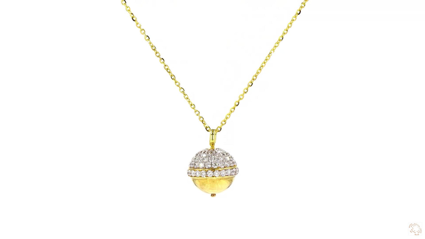 Disco ball Necklace