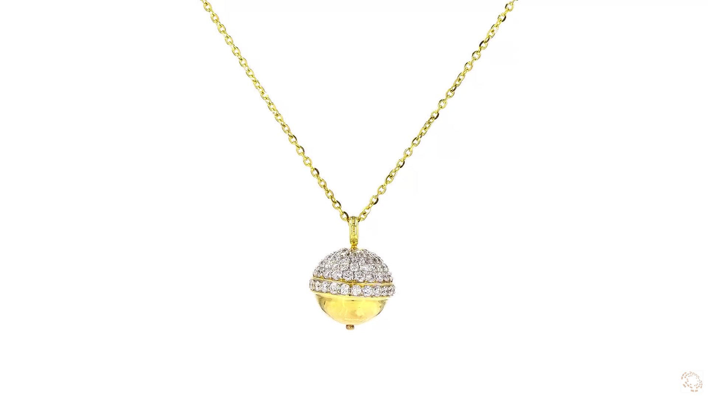 Disco ball Necklace